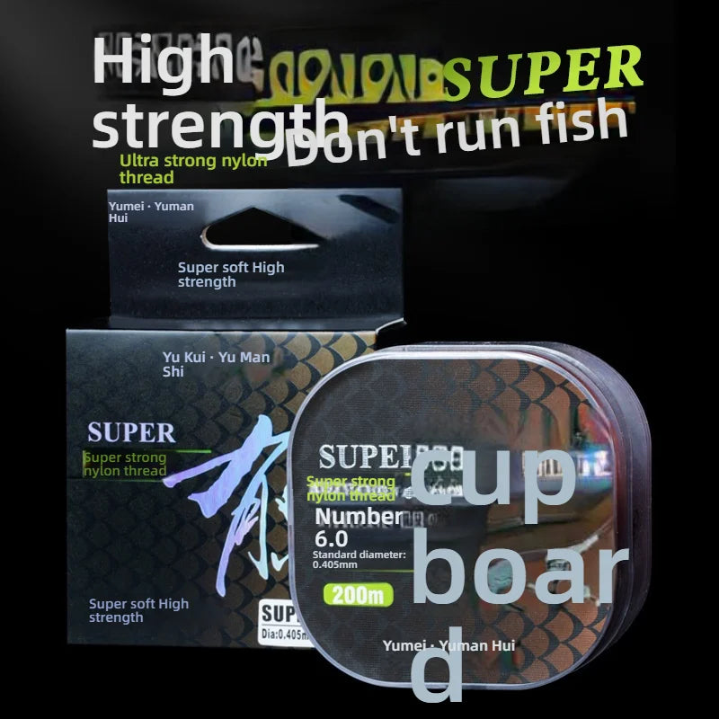 High Strength, Abrasion Resistant | Clear Invisible for Freshwater, Saltwater