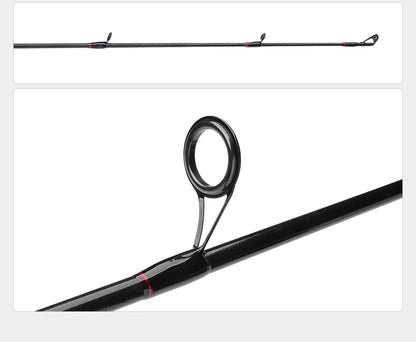 Fishing Rod Leisure  Spinning Casting  4 Section Travel Rod Pike Trout Freshwater Fishing Rod