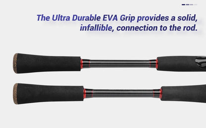 Fishing Rod Leisure  Spinning Casting  4 Section Travel Rod Pike Trout Freshwater Fishing Rod