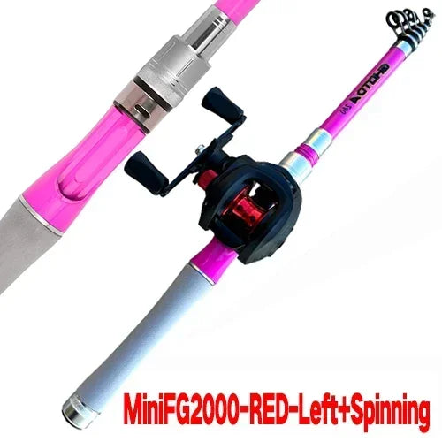 Telescopic Fishing Rod and Reel Combo