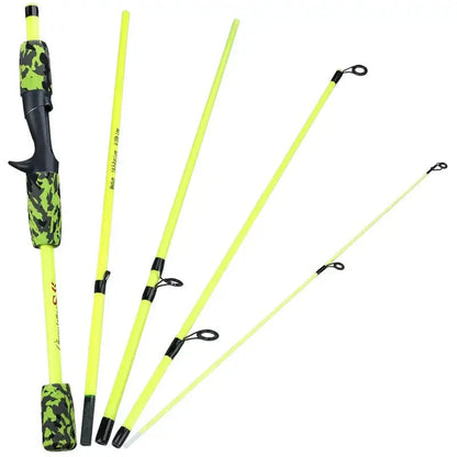 5-Section Travel Fishing Rod with Comfortable EVA Handle
